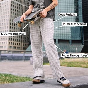 THISTHATTHEM SKATE PANTS -sand brown- Volcom